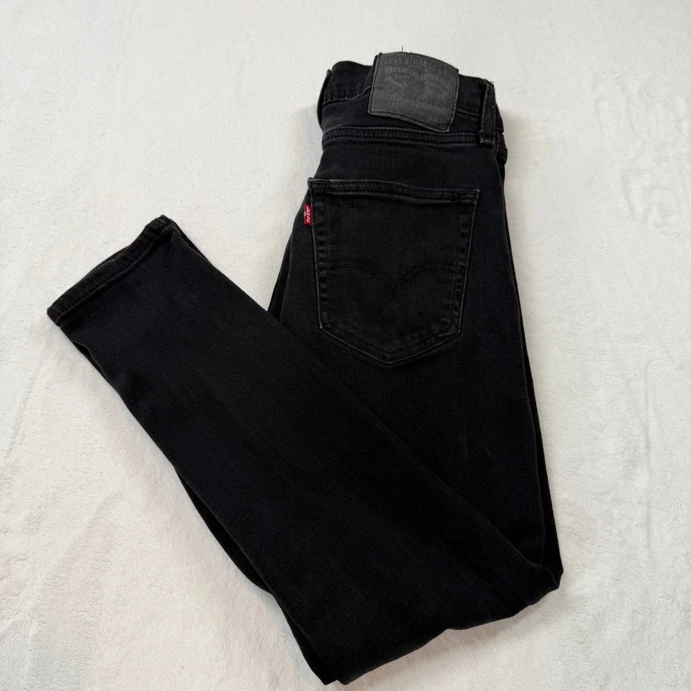 Levi's 512 Slim‎ Taper Jeans Mens W31 L30 Black Good Waterless 28833-0287